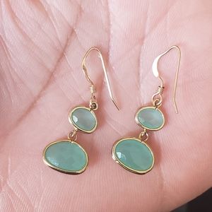 14K G.F DANGLED EARRINGS